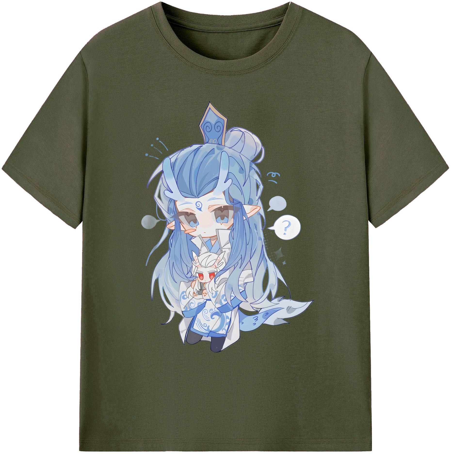 （画像用） Ne Zha 2 ナタ 魔童の大暴れ 綿100％ メンズ半袖Tシャツ｜肌触りやわらか＆通気性